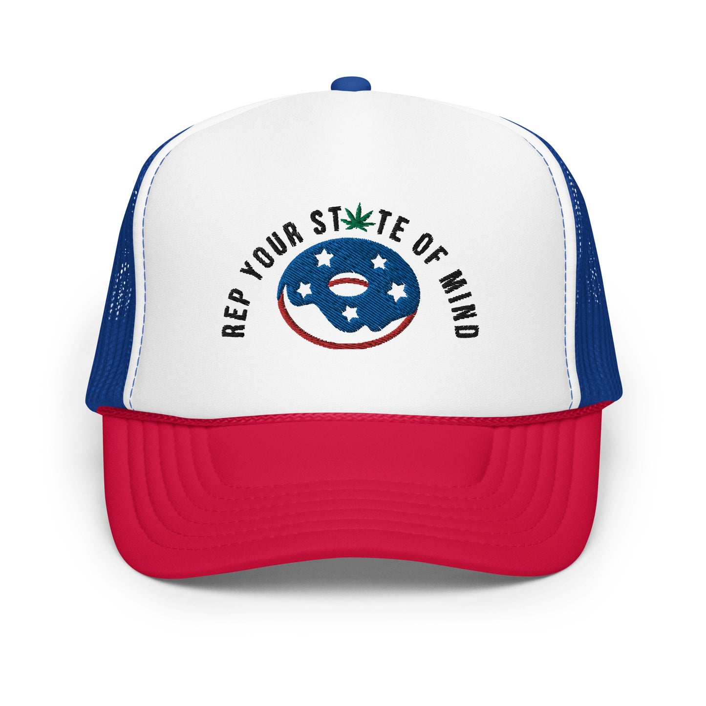 America Loves HashHoles Donut Foam Trucker Hat