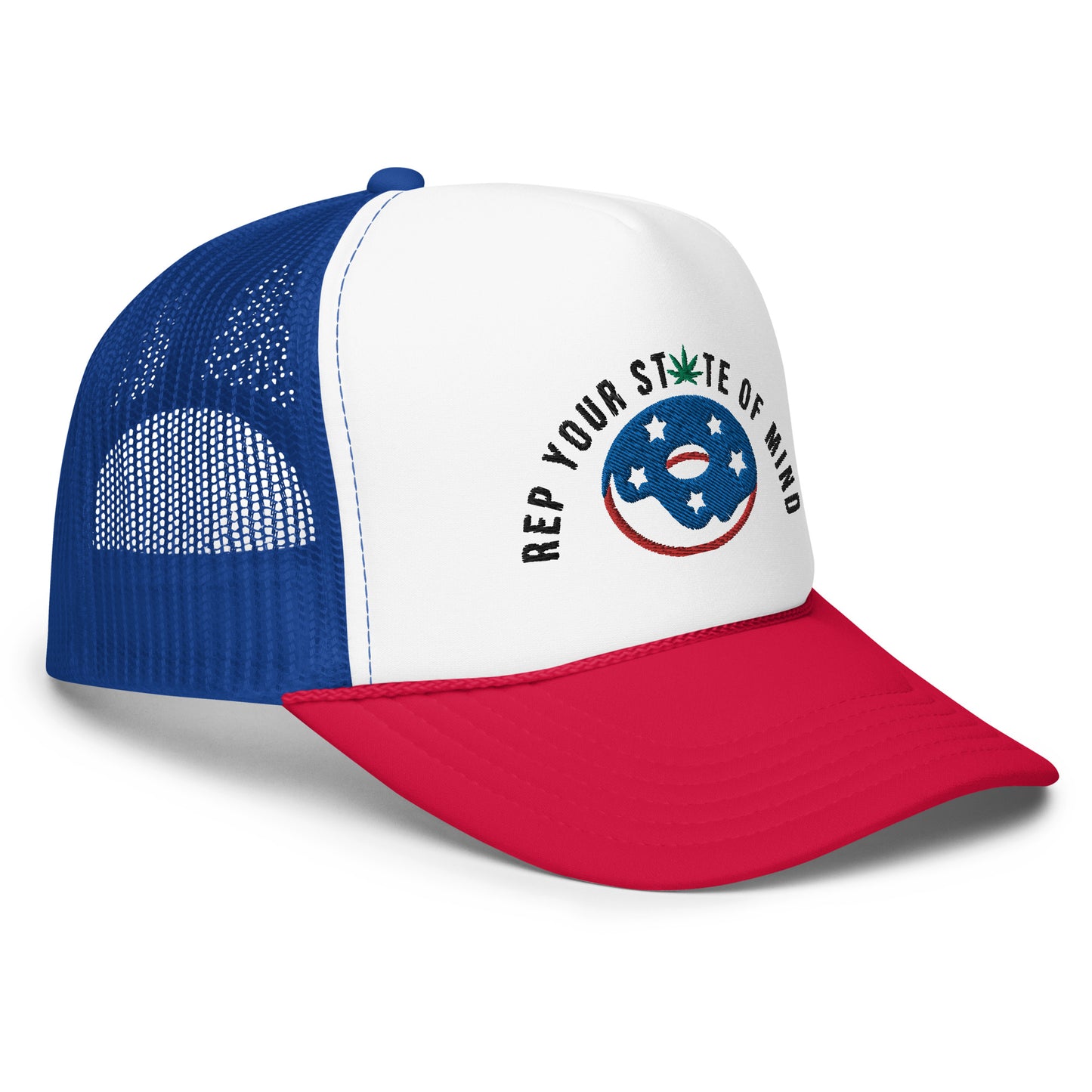 America Loves HashHoles Donut Foam Trucker Hat