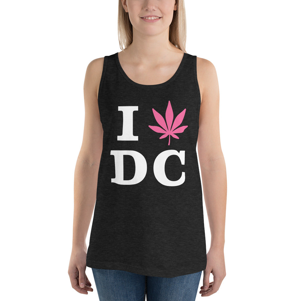 I Leaf DC District of Colombia USA Unisex Tank Top