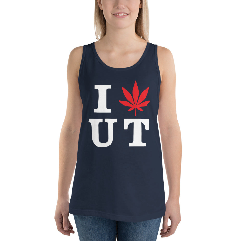 I Leaf UT Utah USA Unisex Tank Top