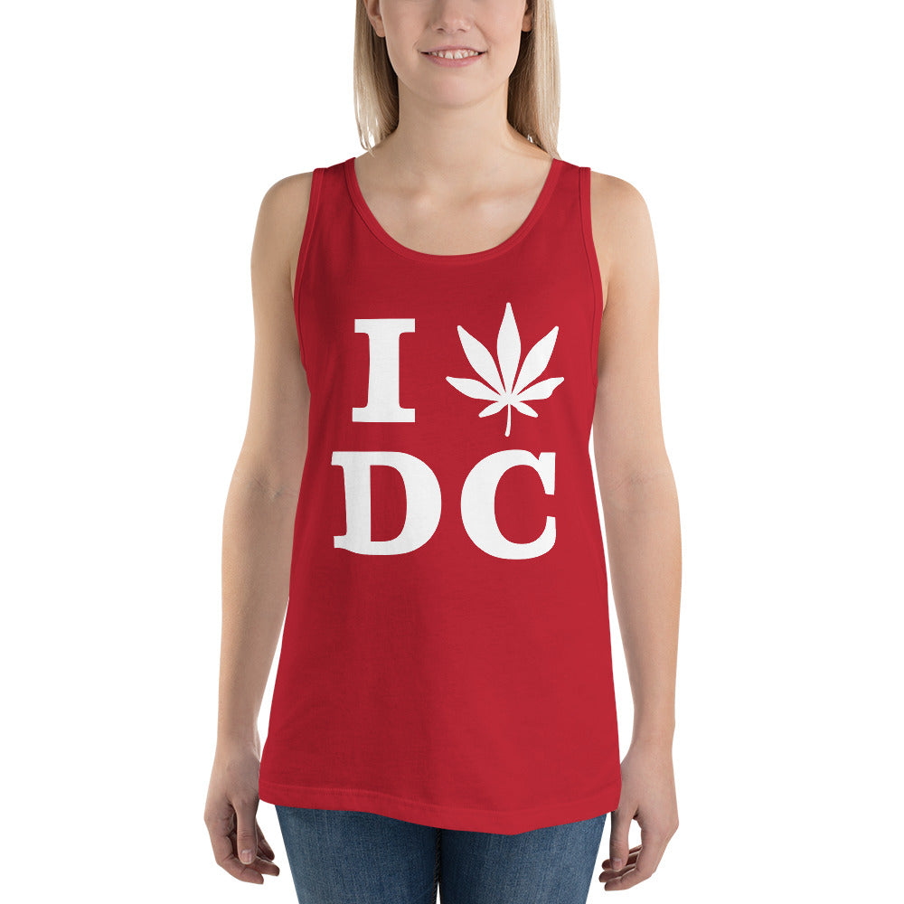 I Leaf DC District of Colombia USA Unisex Tank Top