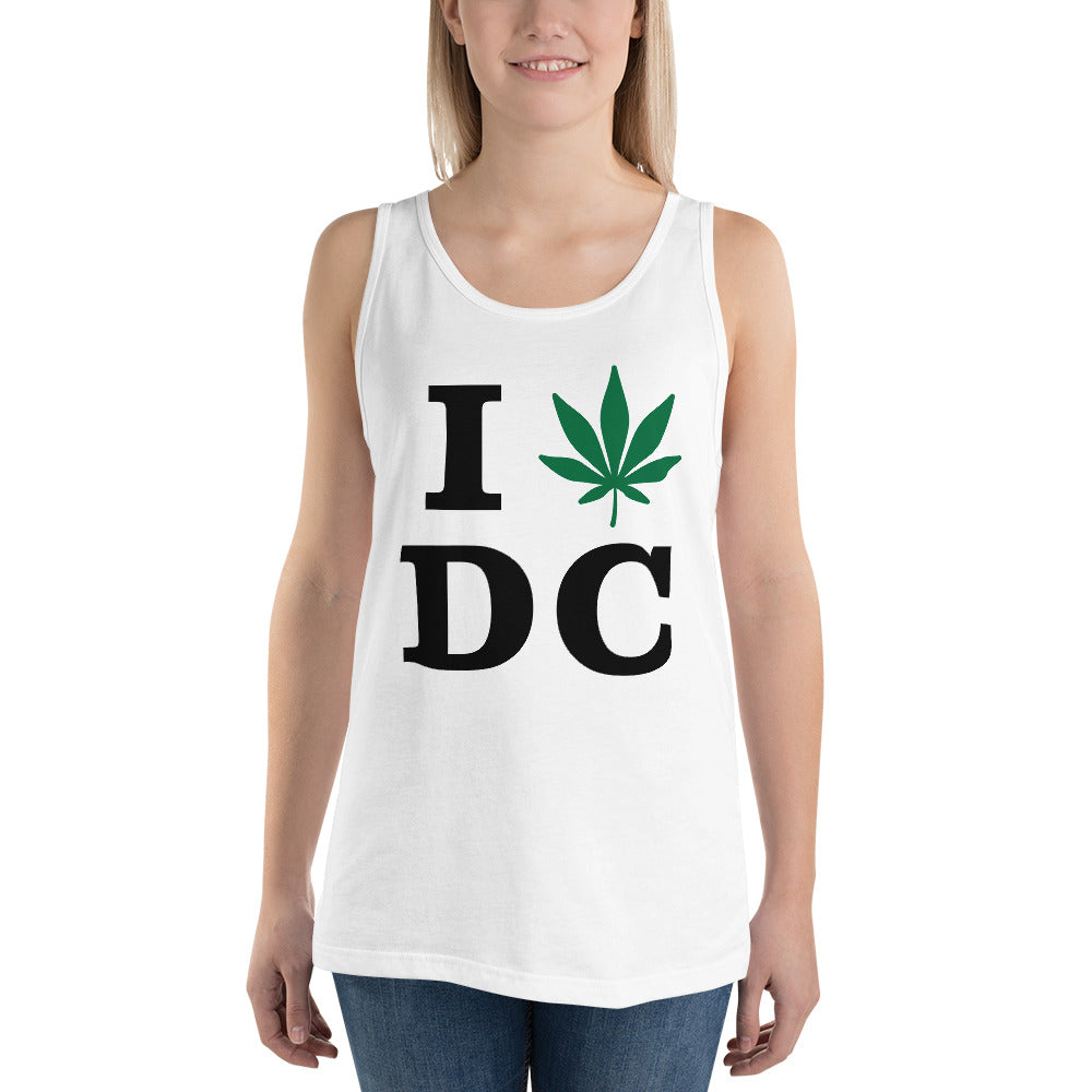 I Leaf DC District of Colombia USA Unisex Tank Top