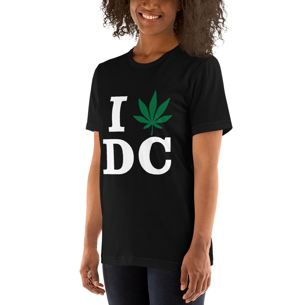 I Leaf DC District of Colombia USA Unisex t-shirt