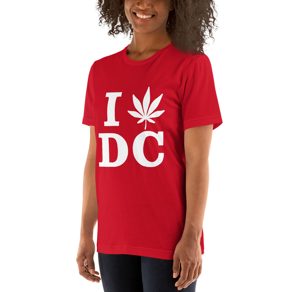 I Leaf DC District of Colombia USA Unisex t-shirt