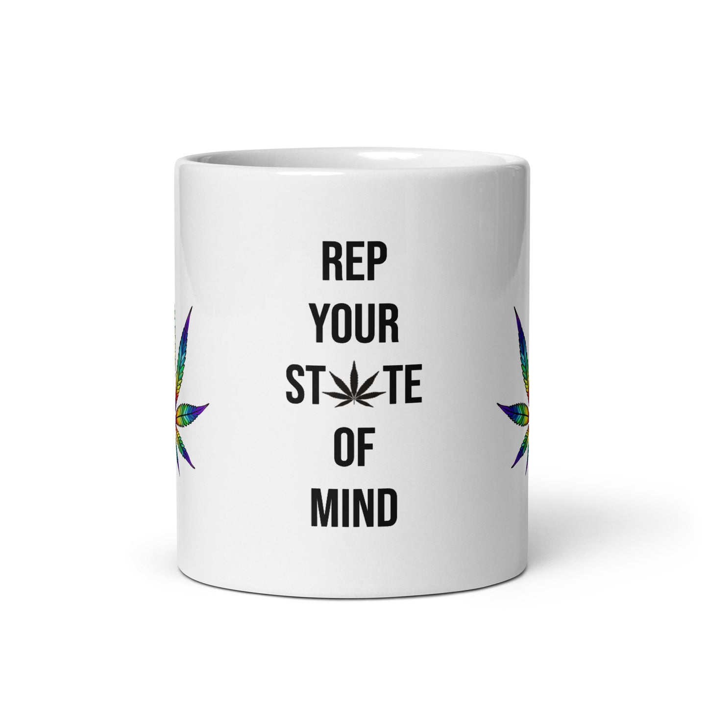 Rainbow Leaf Logo Mug