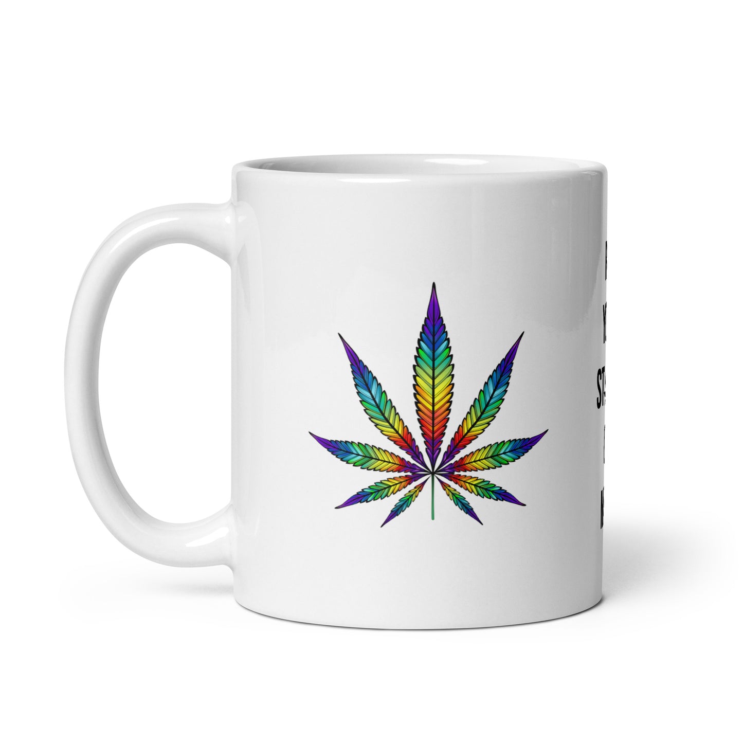 Rainbow Leaf Logo Mug