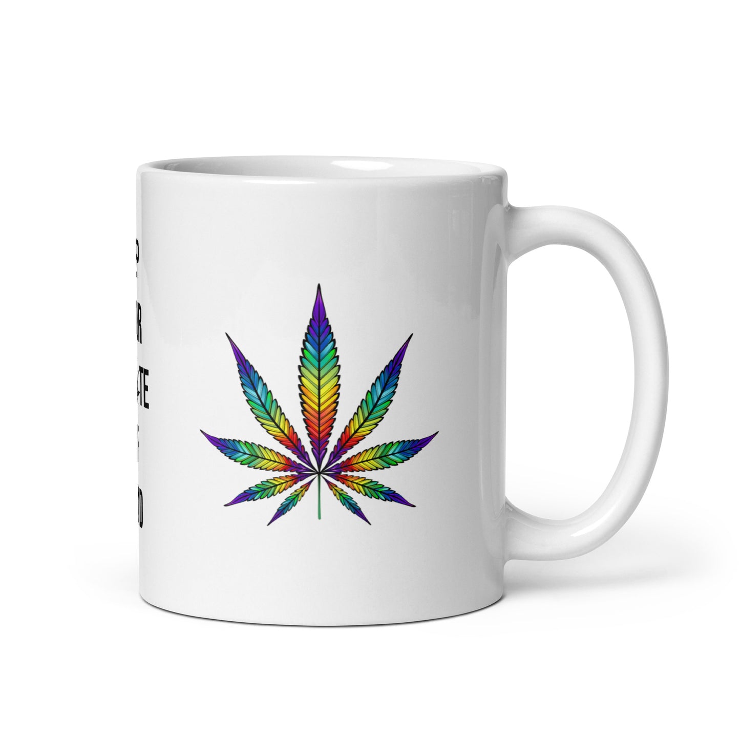 Rainbow Leaf Logo Mug