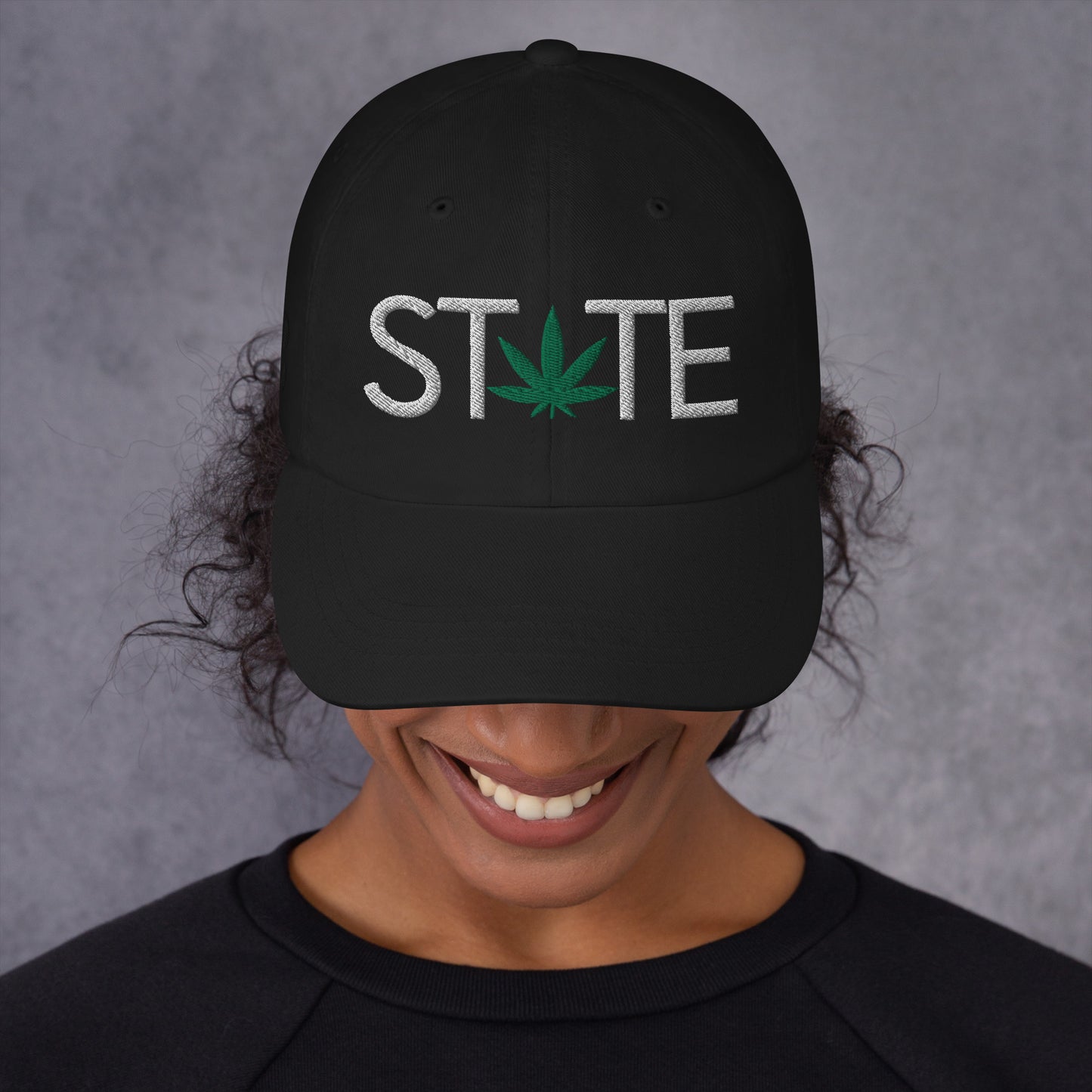State of Mind Leaf Dad Hat Cannabis Marijuana Pot Weed Advocacy