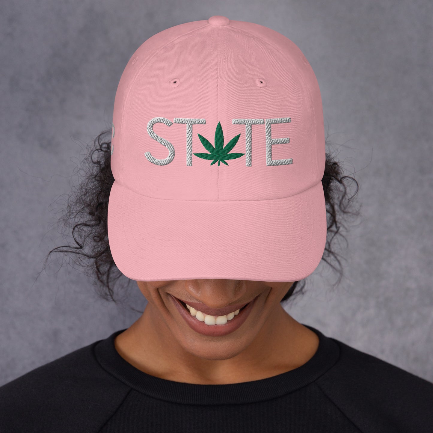 State of Mind Leaf Dad Hat Cannabis Marijuana Pot Weed Advocacy