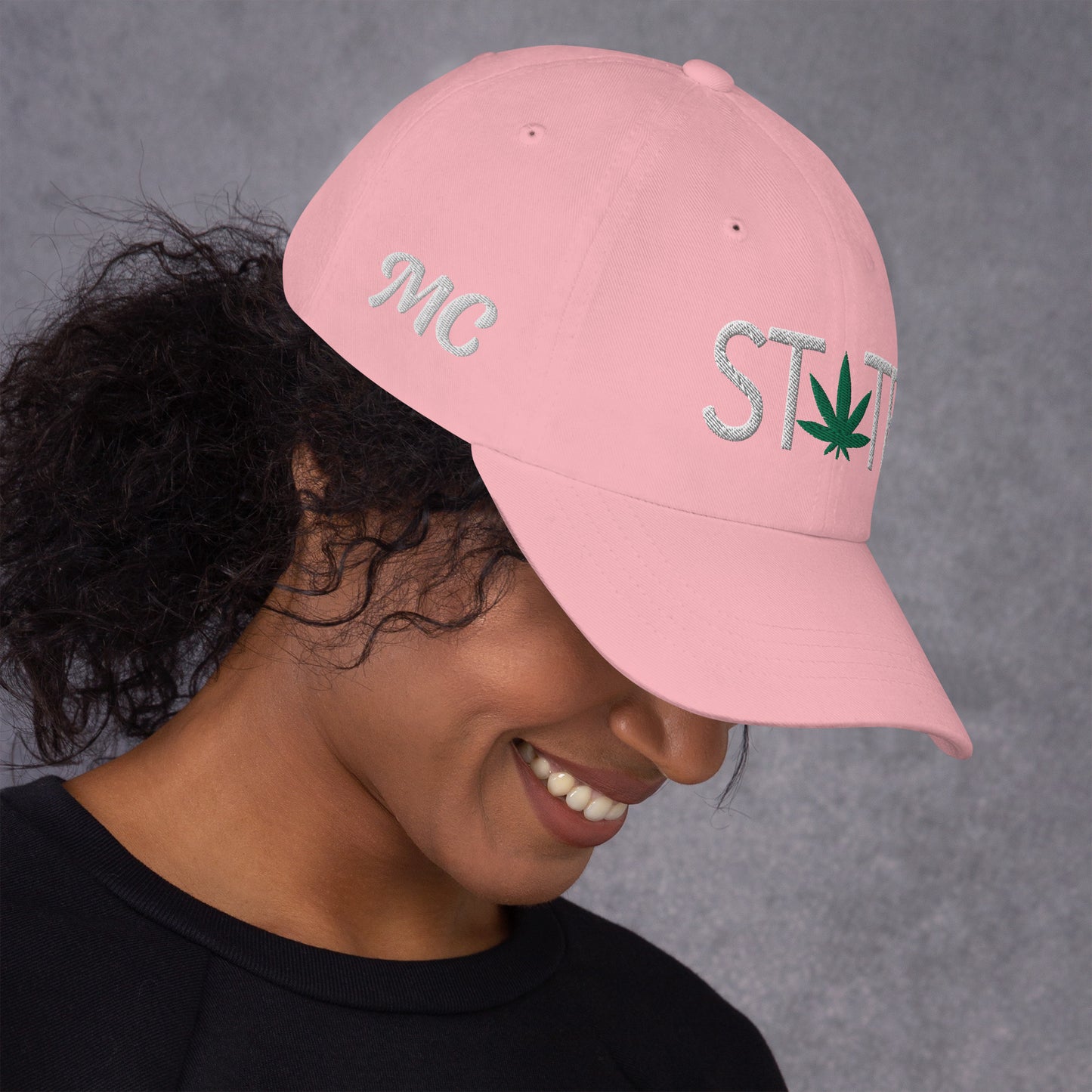 State of Mind Leaf Dad Hat Cannabis Marijuana Pot Weed Advocacy