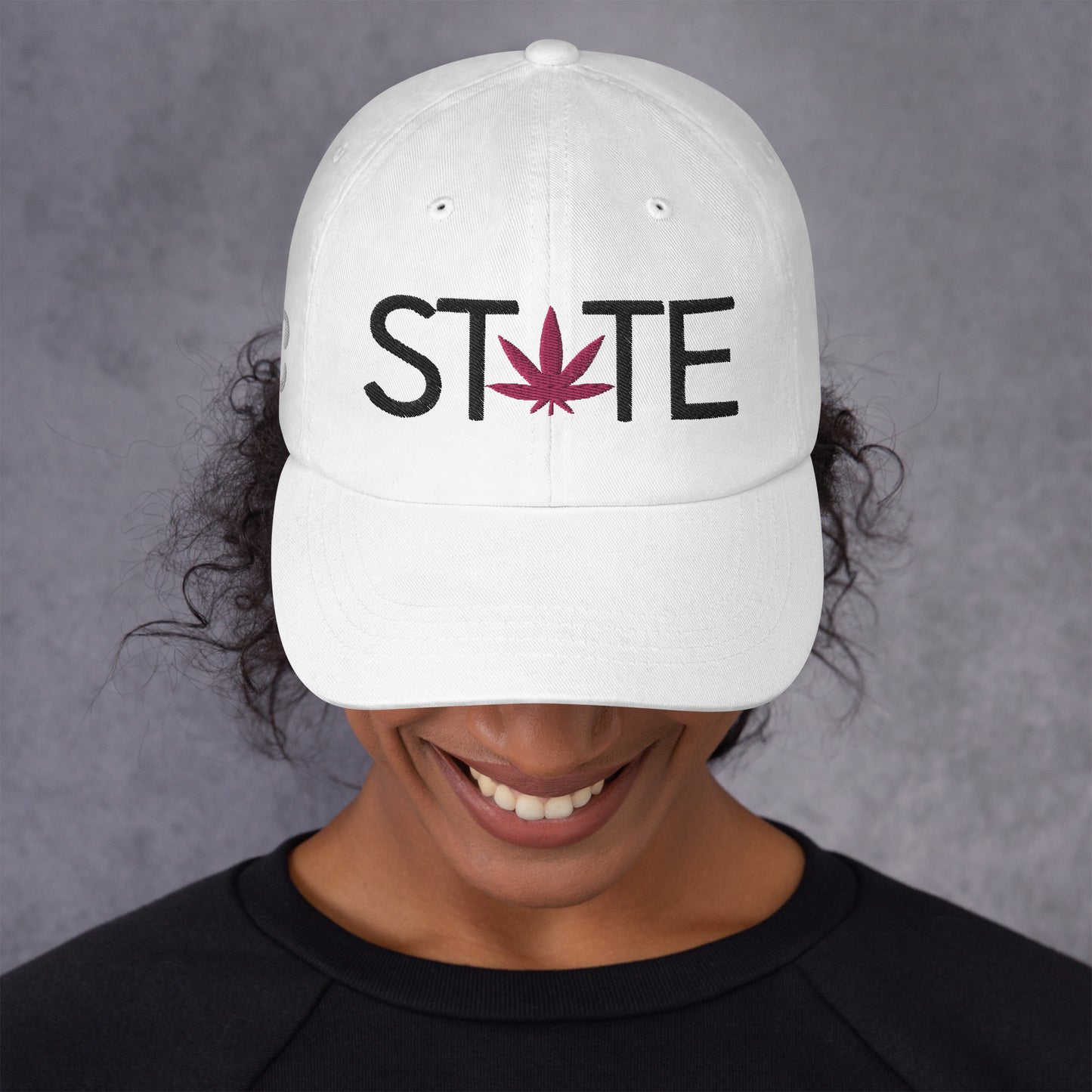 State of Mind Leaf Dad Hat Cannabis Marijuana Pot Weed Advocacy