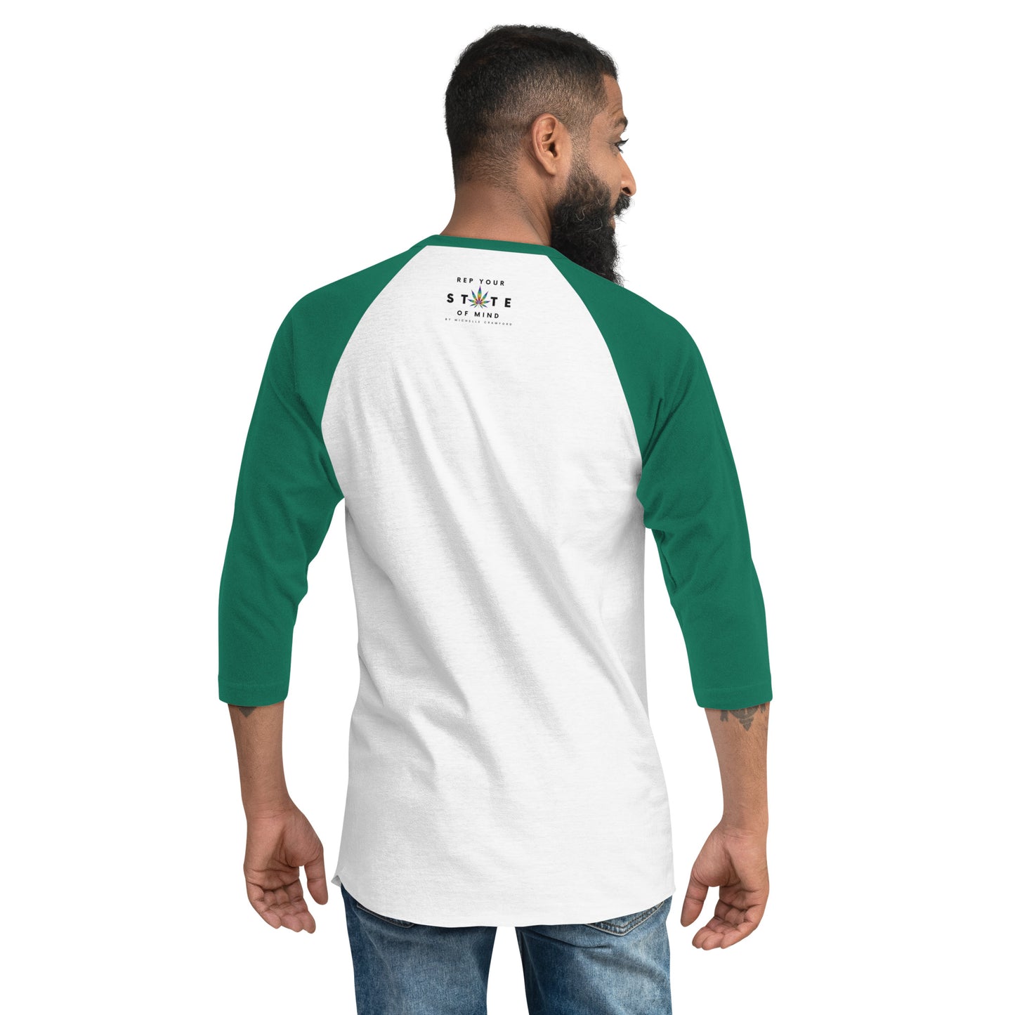 Altered Statement 3/4 Sleeve Raglan T-Shirt