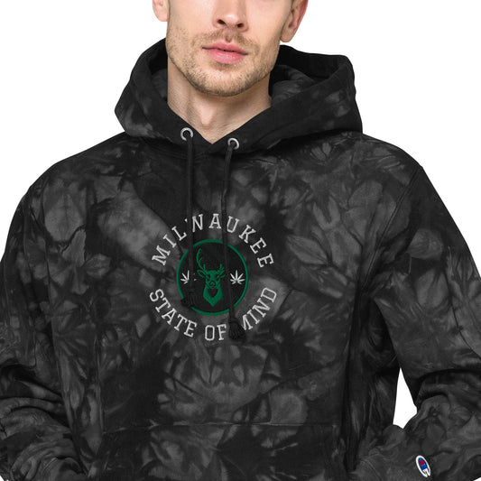Milwaukee State of Mind Bucks Unisex Champion tie-dye hoodie