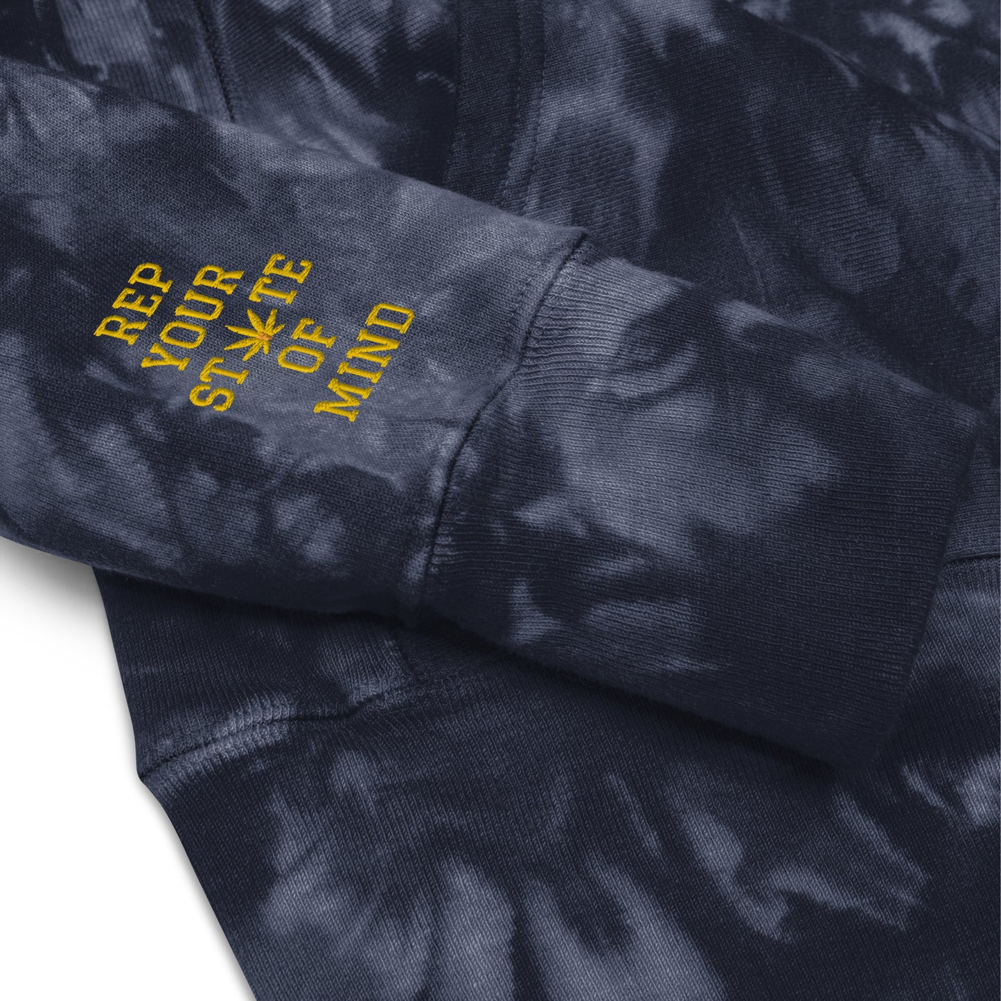 Golden State of Mind Warriors Unisex Champion tie-dye hoodie
