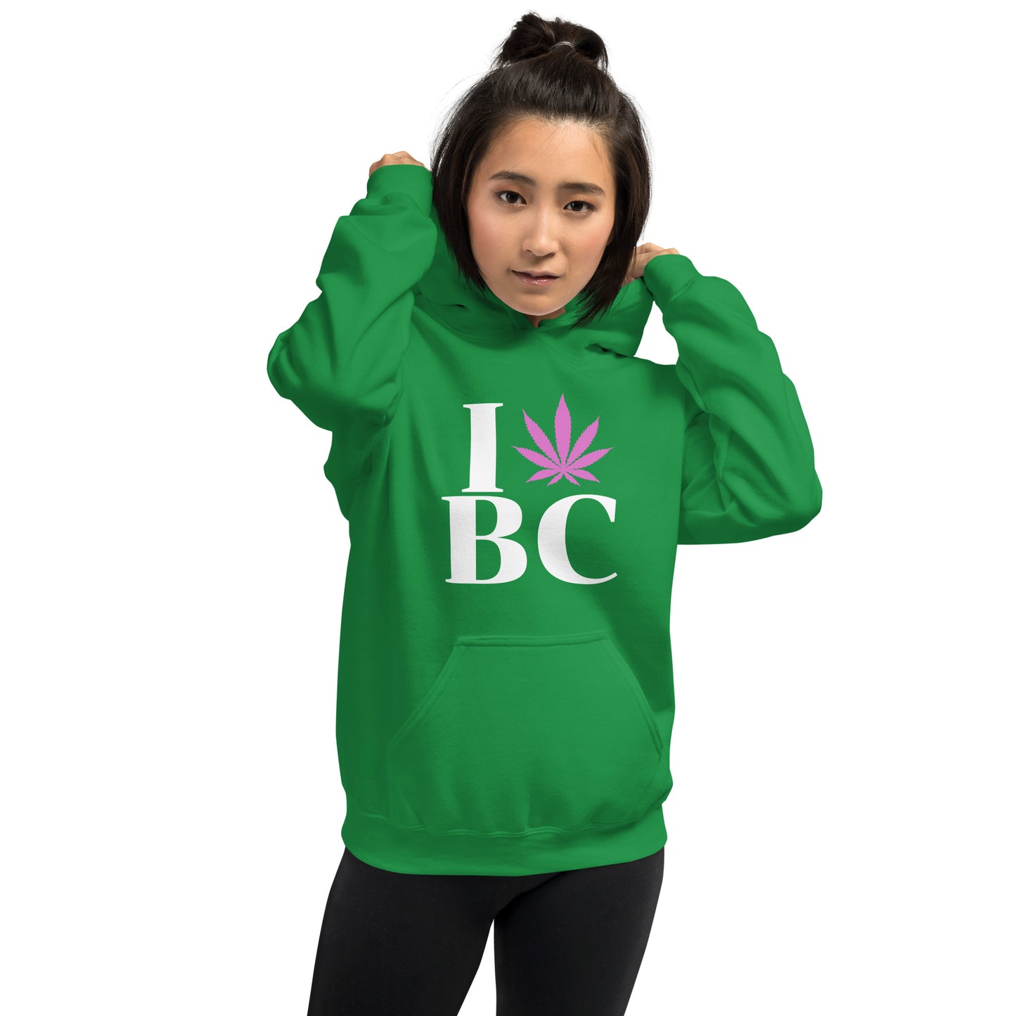 British Colombia I Leaf BC Unisex Hoodie Canada Cannabis Marijuana Pot Weed Advocacy