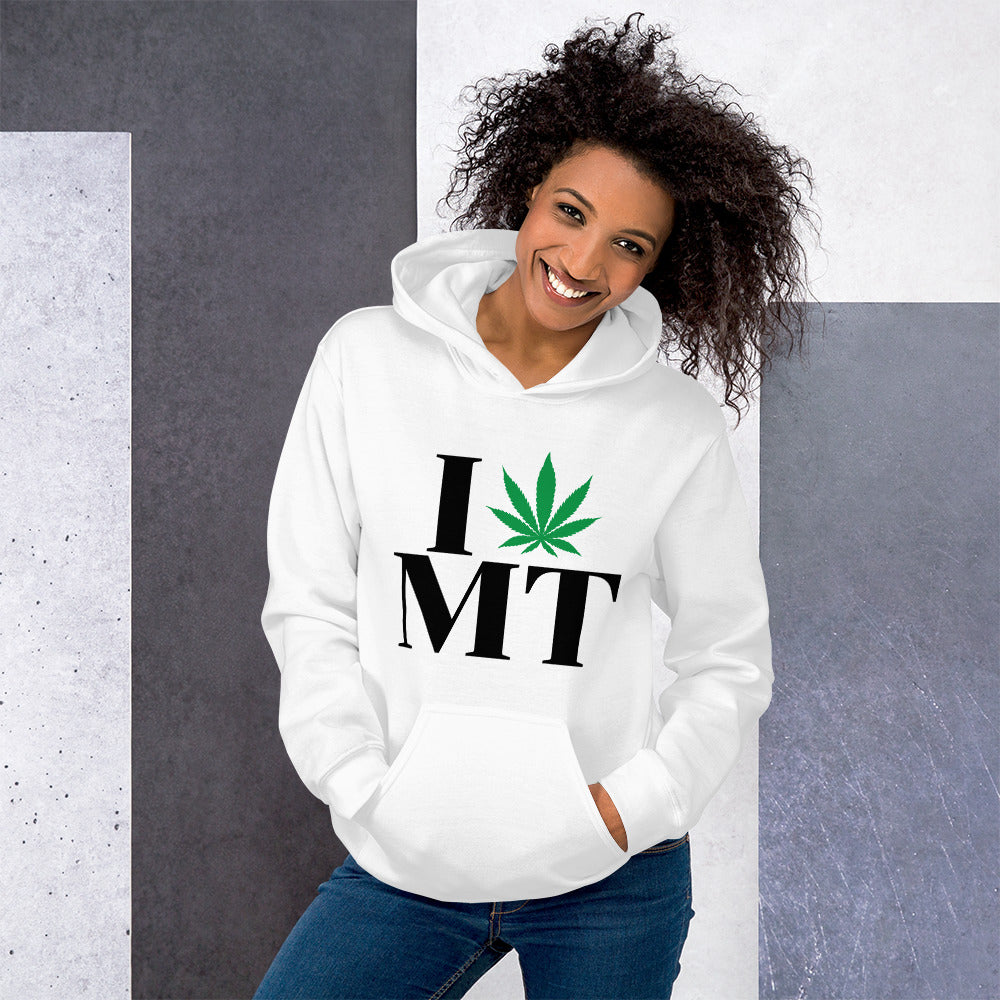 Montana I Leaf MT Unisex Hoodie USA Cannabis Marijuana Pot Weed Advocacy