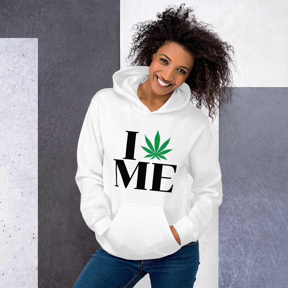 Maine I Leaf ME Unisex Hoodie USA Cannabis Marijuana Pot Weed Advocacy