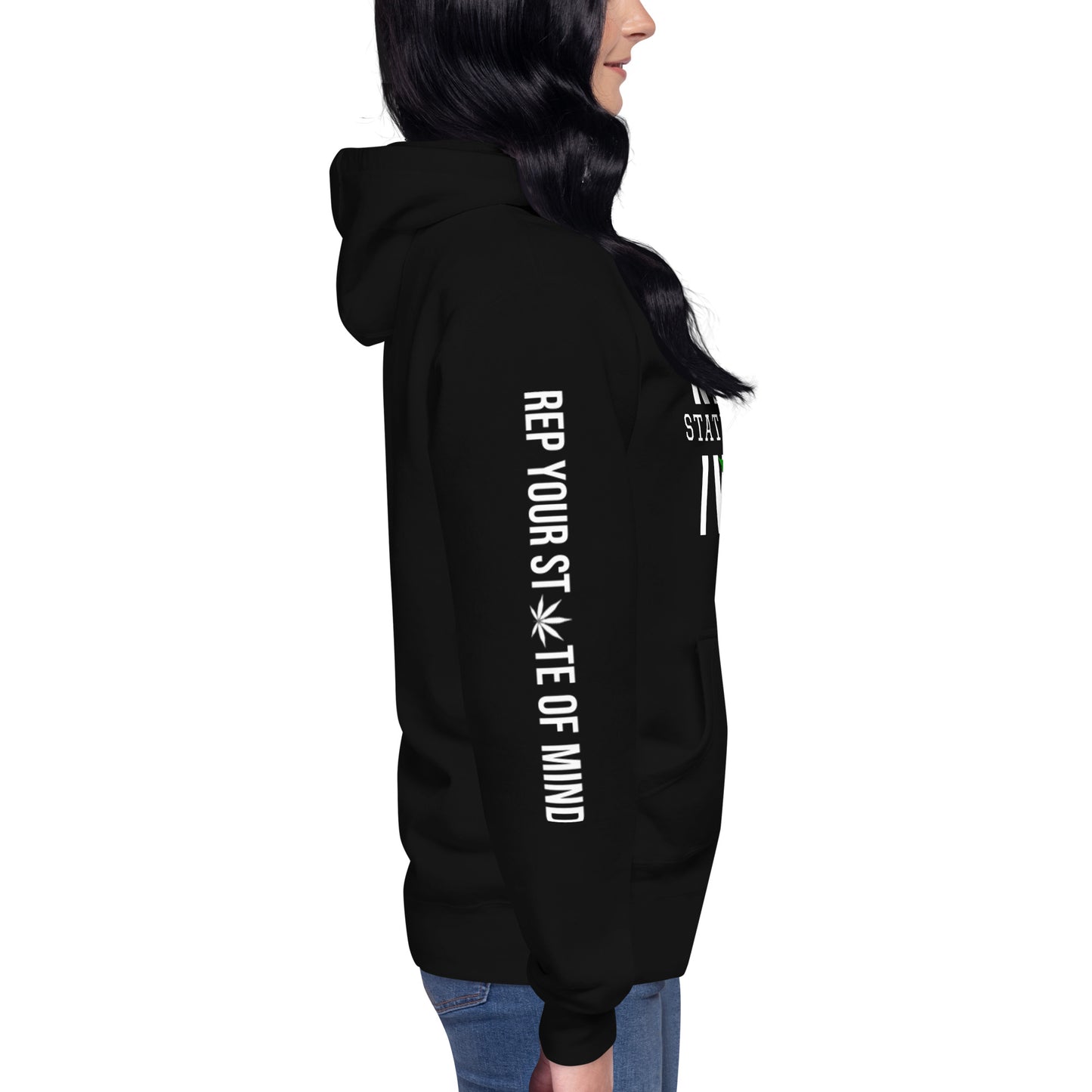 Staten Island NYC Leaf Print Unisex Hoodie