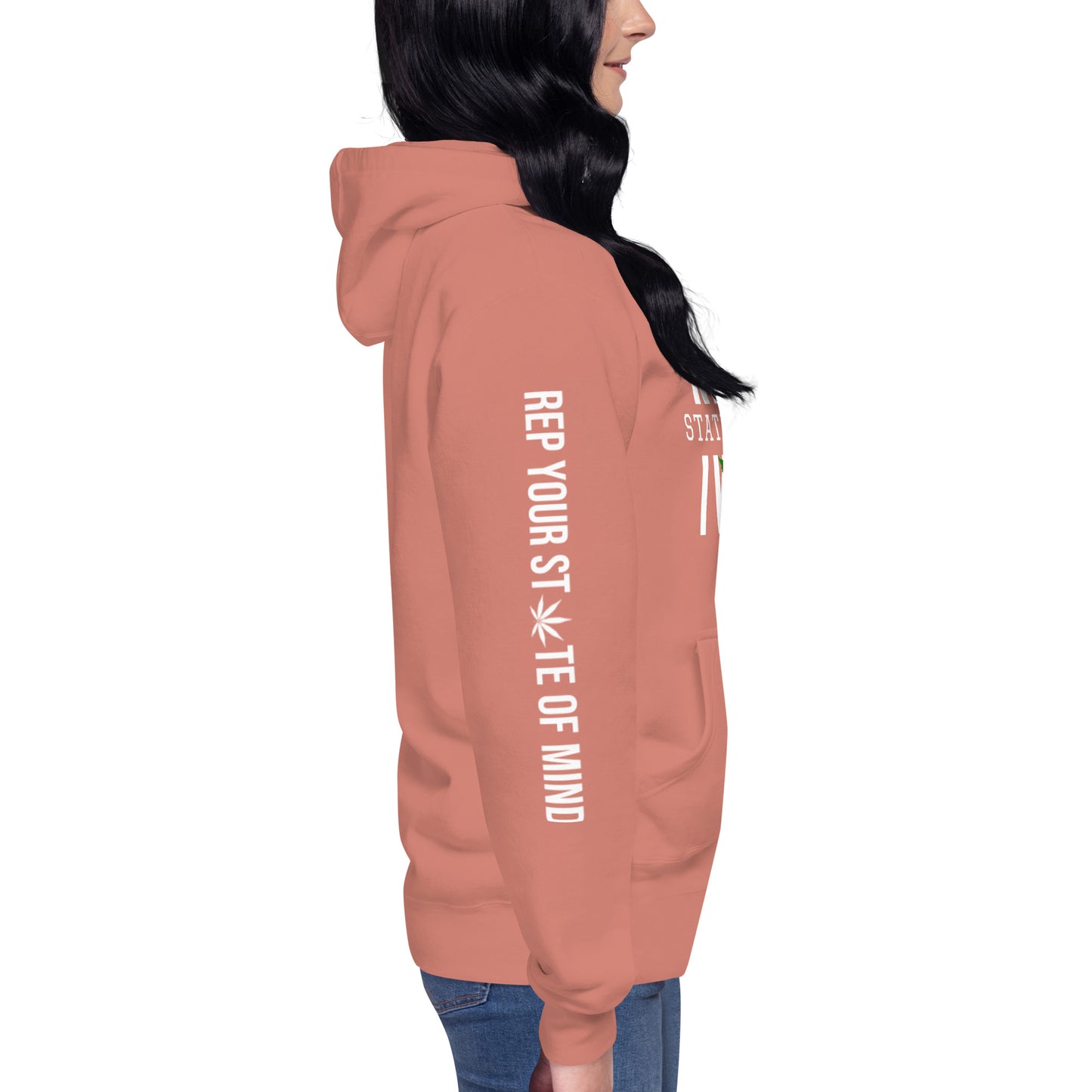 Staten Island NYC Leaf Print Unisex Hoodie