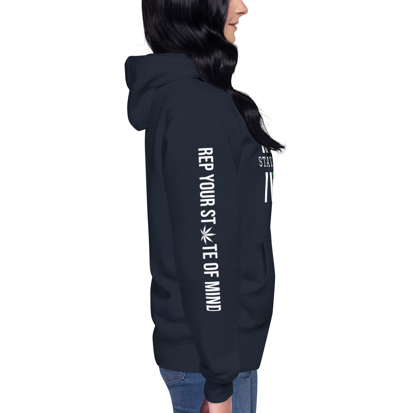 Staten Island NYC Leaf Print Unisex Hoodie