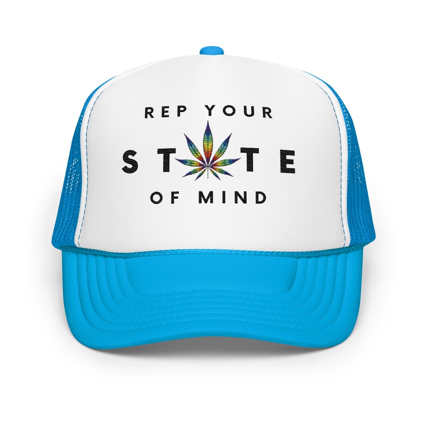 Rep Your State of Mind Signature Logo Foam trucker hat