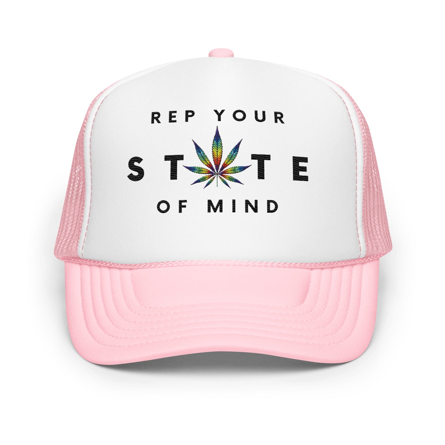 Rep Your State of Mind Signature Logo Foam trucker hat