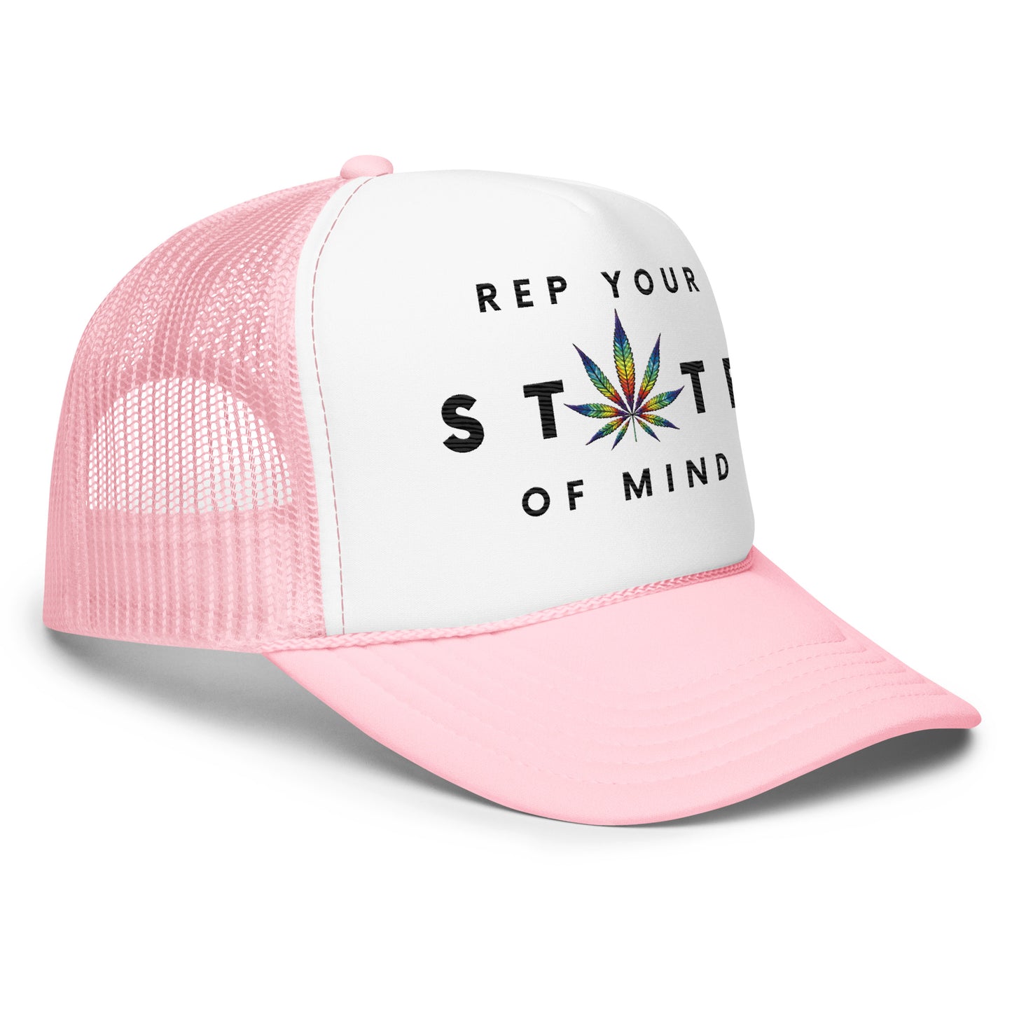 Rep Your State of Mind Signature Logo Foam trucker hat