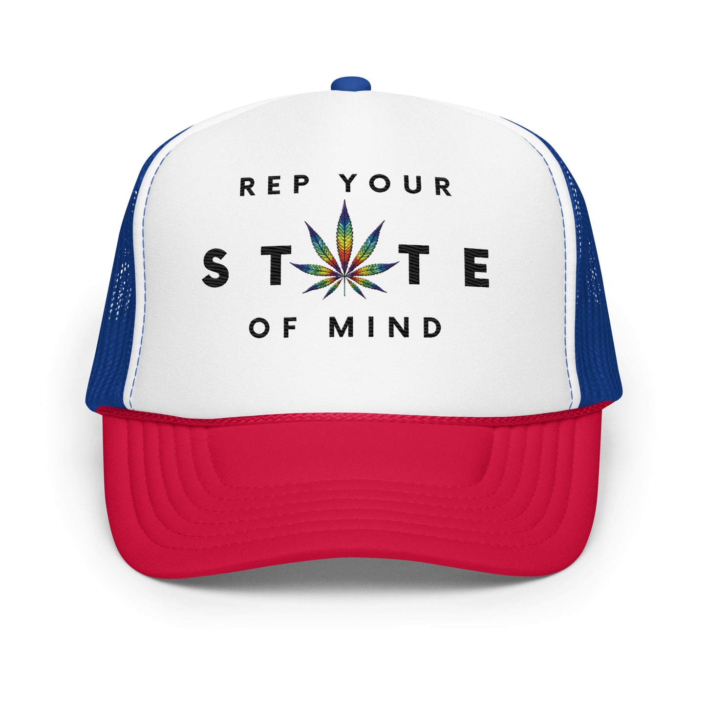 Rep Your State of Mind Signature Logo Foam trucker hat