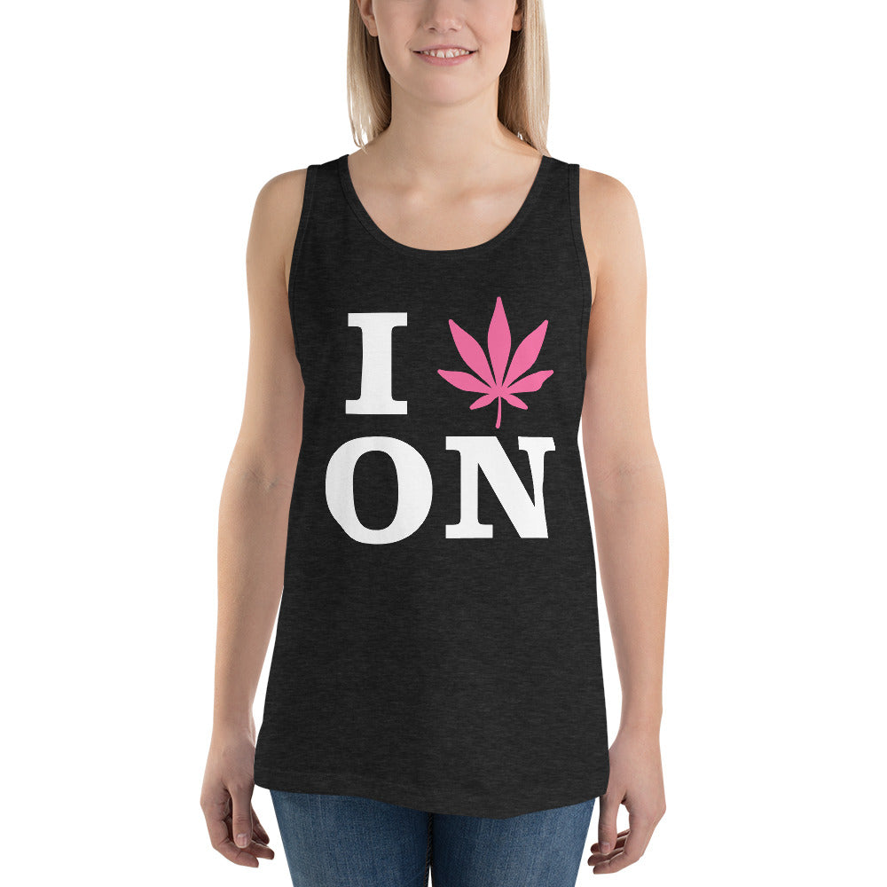 I Leaf ON Ontario Canada Unisex Tank Top