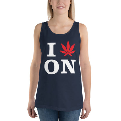 I Leaf ON Ontario Canada Unisex Tank Top