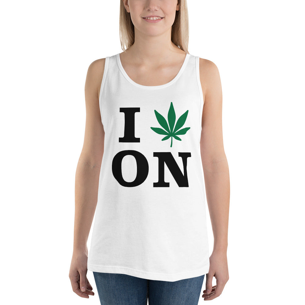 I Leaf ON Ontario Canada Unisex Tank Top