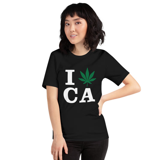 I Leaf CA California USA Unisex t-shirt