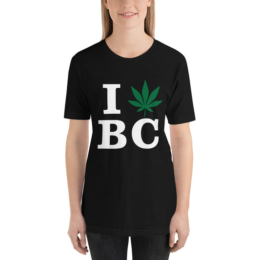 I Leaf BC British Colombia Canada Unisex t-shirt