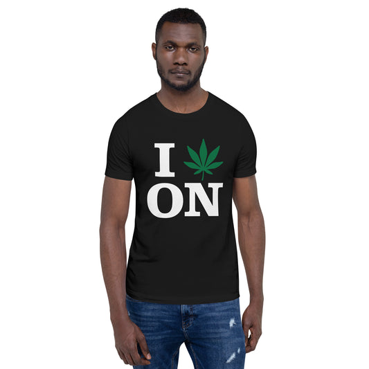 I Leaf ON Ontario Canada Unisex t-shirt