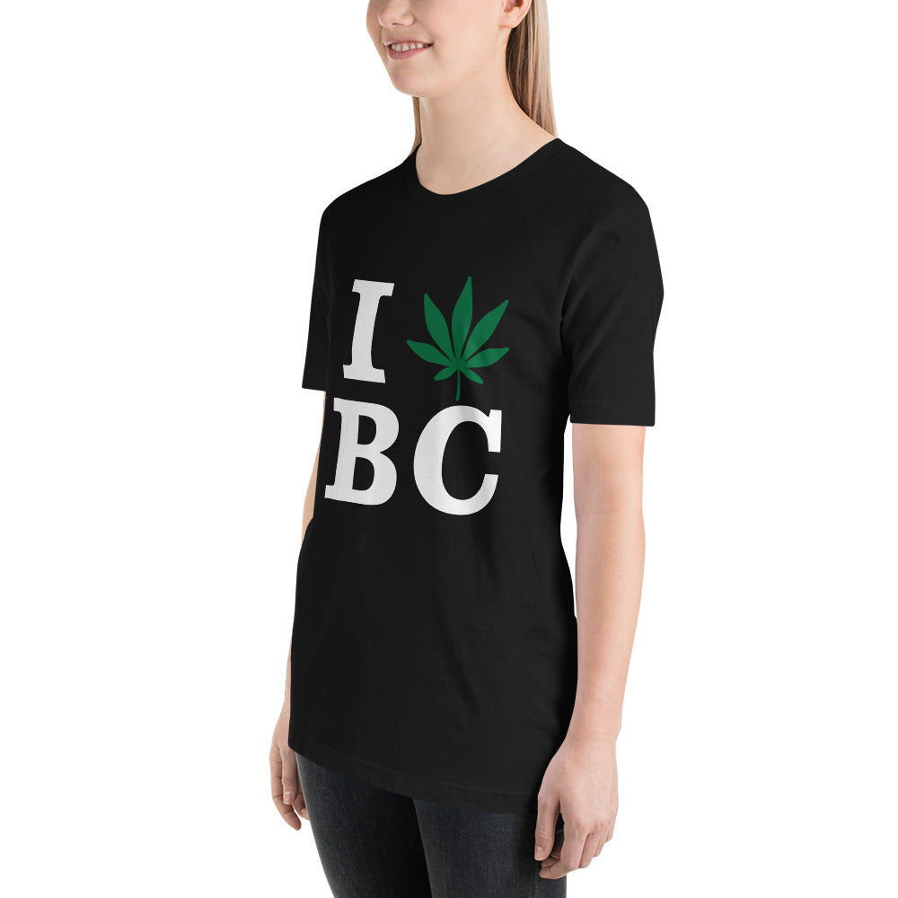 I Leaf BC British Colombia Canada Unisex t-shirt