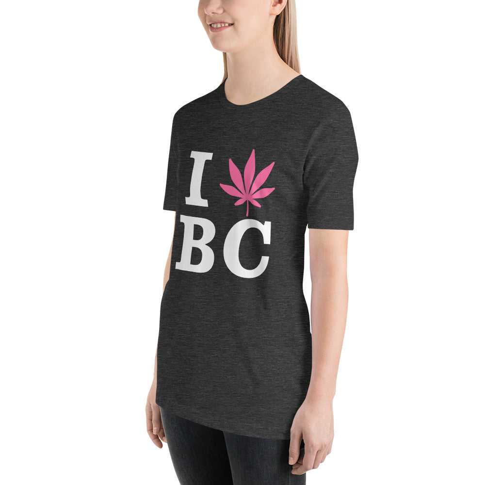 I Leaf BC British Colombia Canada Unisex t-shirt