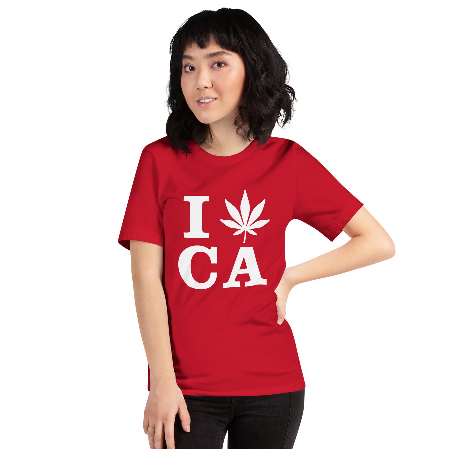 I Leaf CA California USA Unisex t-shirt