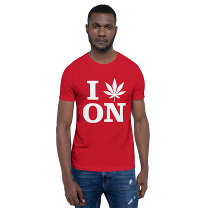 I Leaf ON Ontario Canada Unisex t-shirt