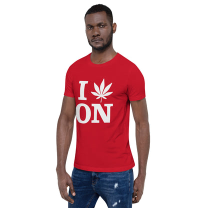 I Leaf ON Ontario Canada Unisex t-shirt