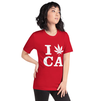 I Leaf CA California USA Unisex t-shirt