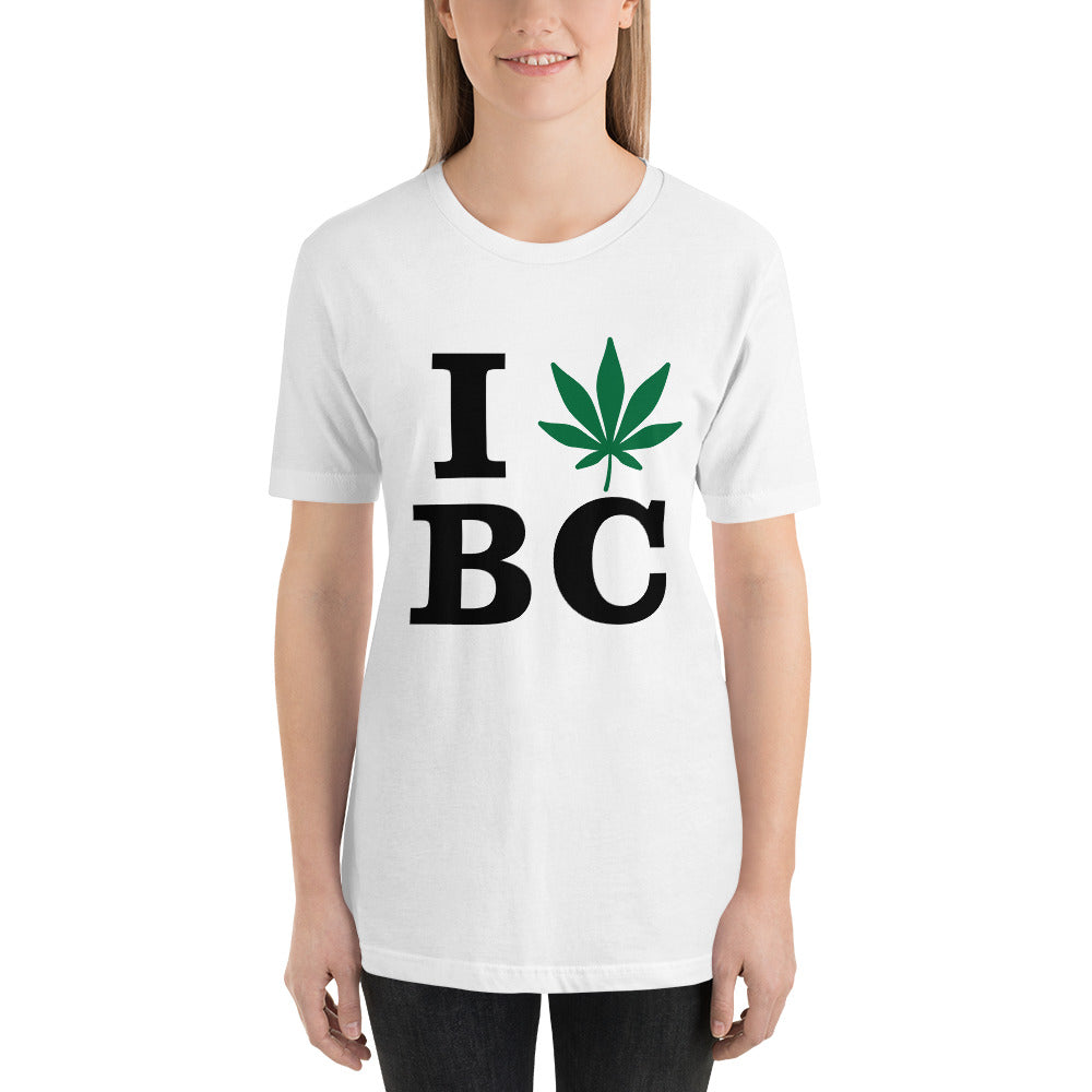 I Leaf BC British Colombia Canada Unisex t-shirt