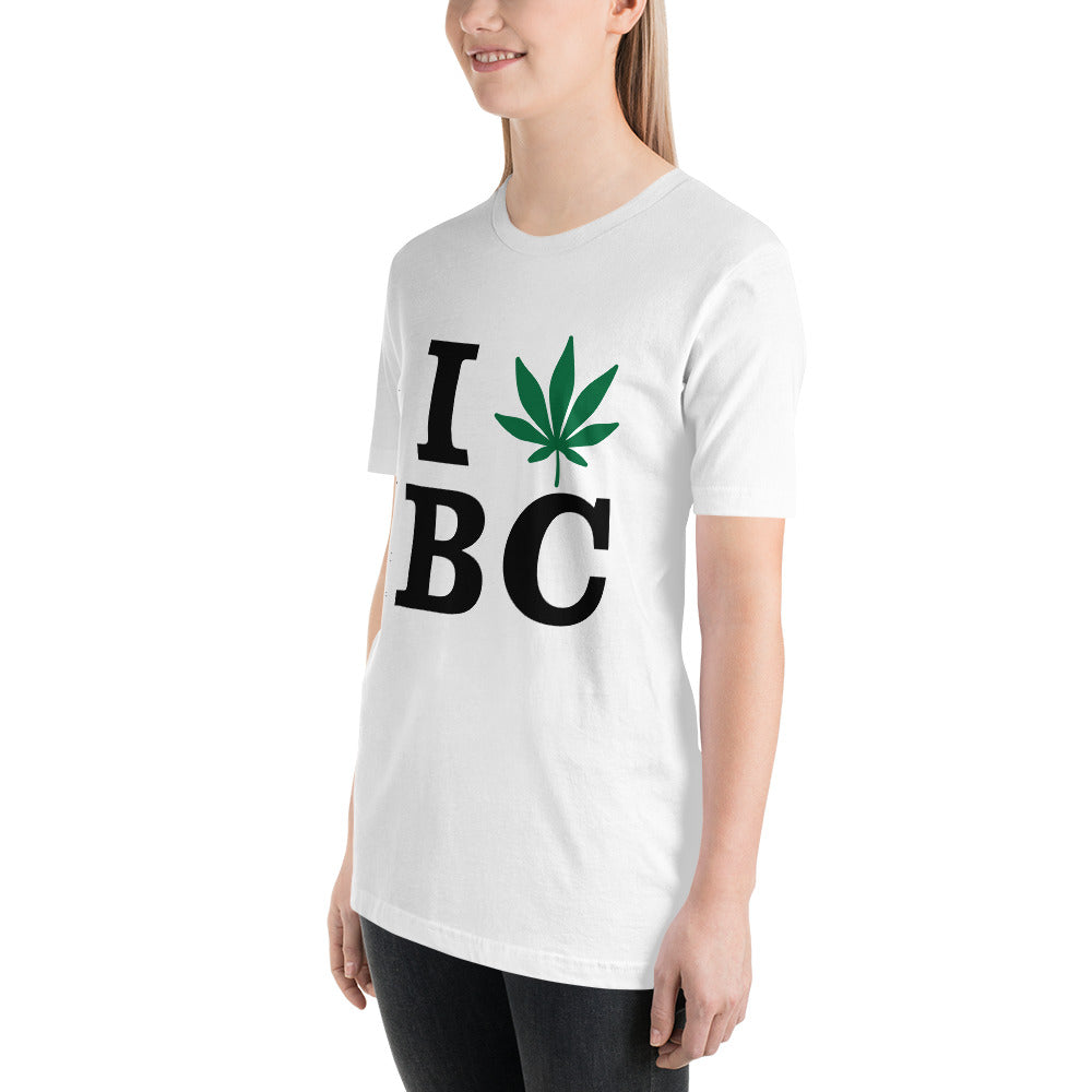 I Leaf BC British Colombia Canada Unisex t-shirt