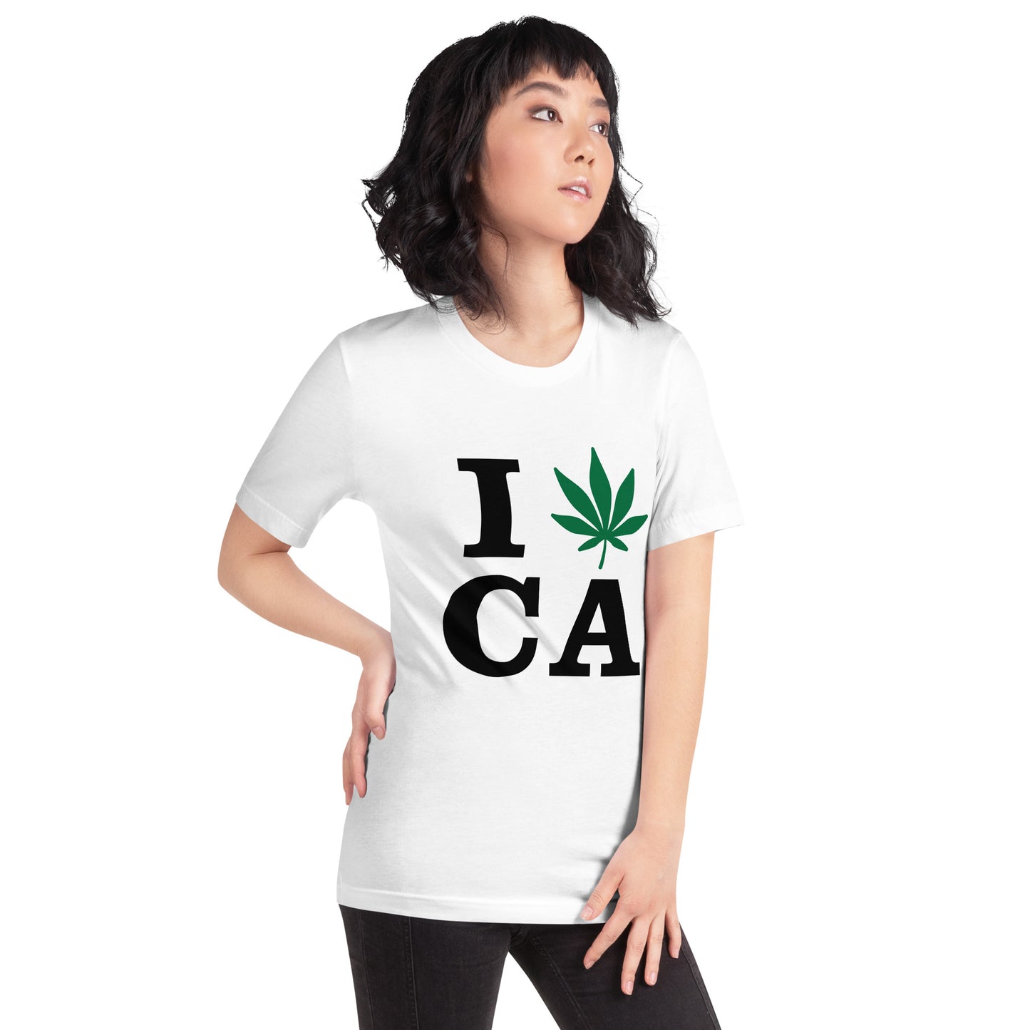 I Leaf CA California USA Unisex t-shirt