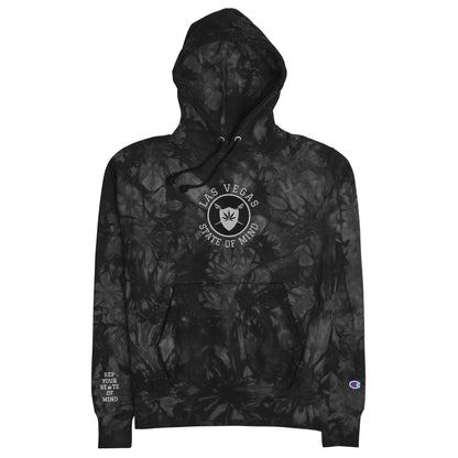 Las Vegas State of Mind Raiders Team Unisex Champion tie-dye hoodie