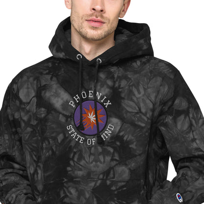 Phoenix State of Mind Suns Unisex Champion tie-dye hoodie