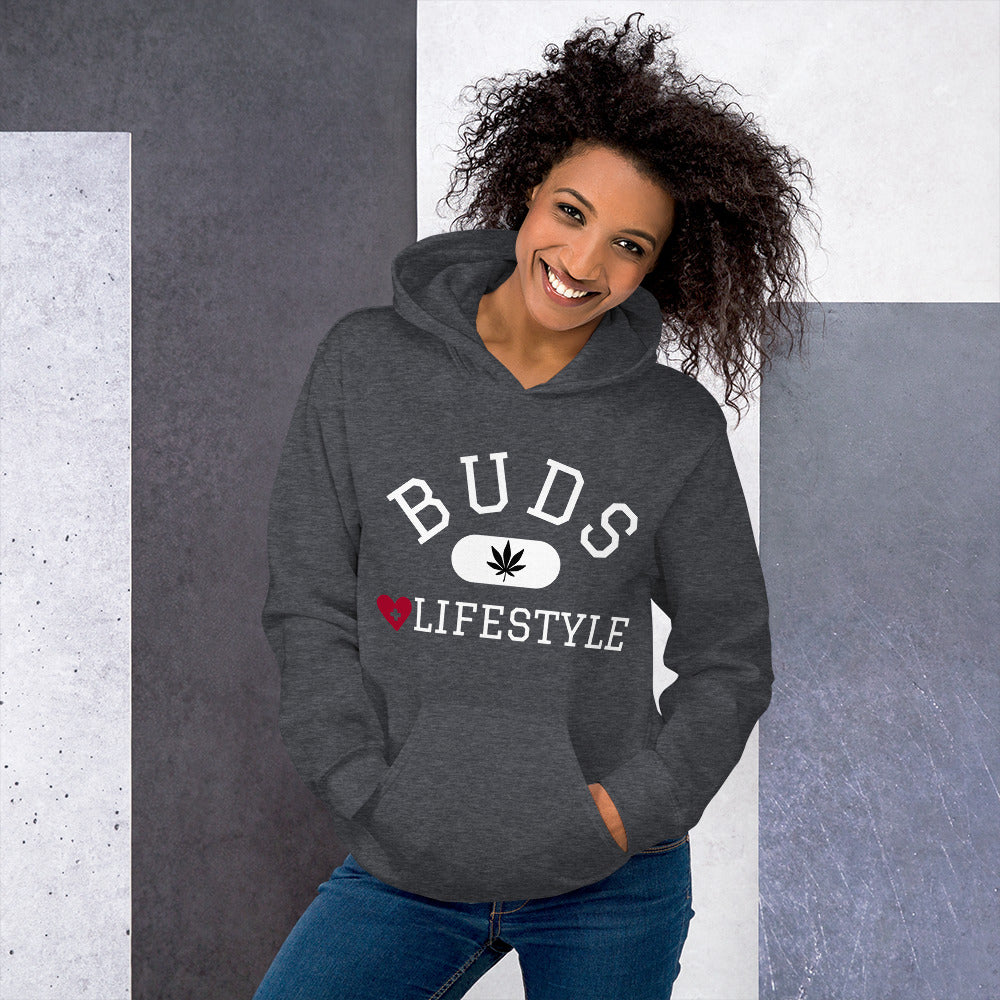 BUDS Lifestyle Team Unisex Hoodie Cannabis Marijuana Pot Weed Advocacy