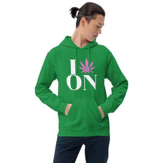Ontario I Leaf ON Unisex Hoodie Canada Cannabis Marijuana Pot Weed Advocacy