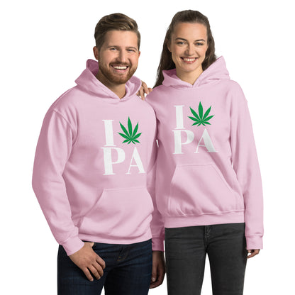 Pennsylvania I Leaf PA Unisex Hoodie USA Cannabis Marijuana Pot Weed Advocacy