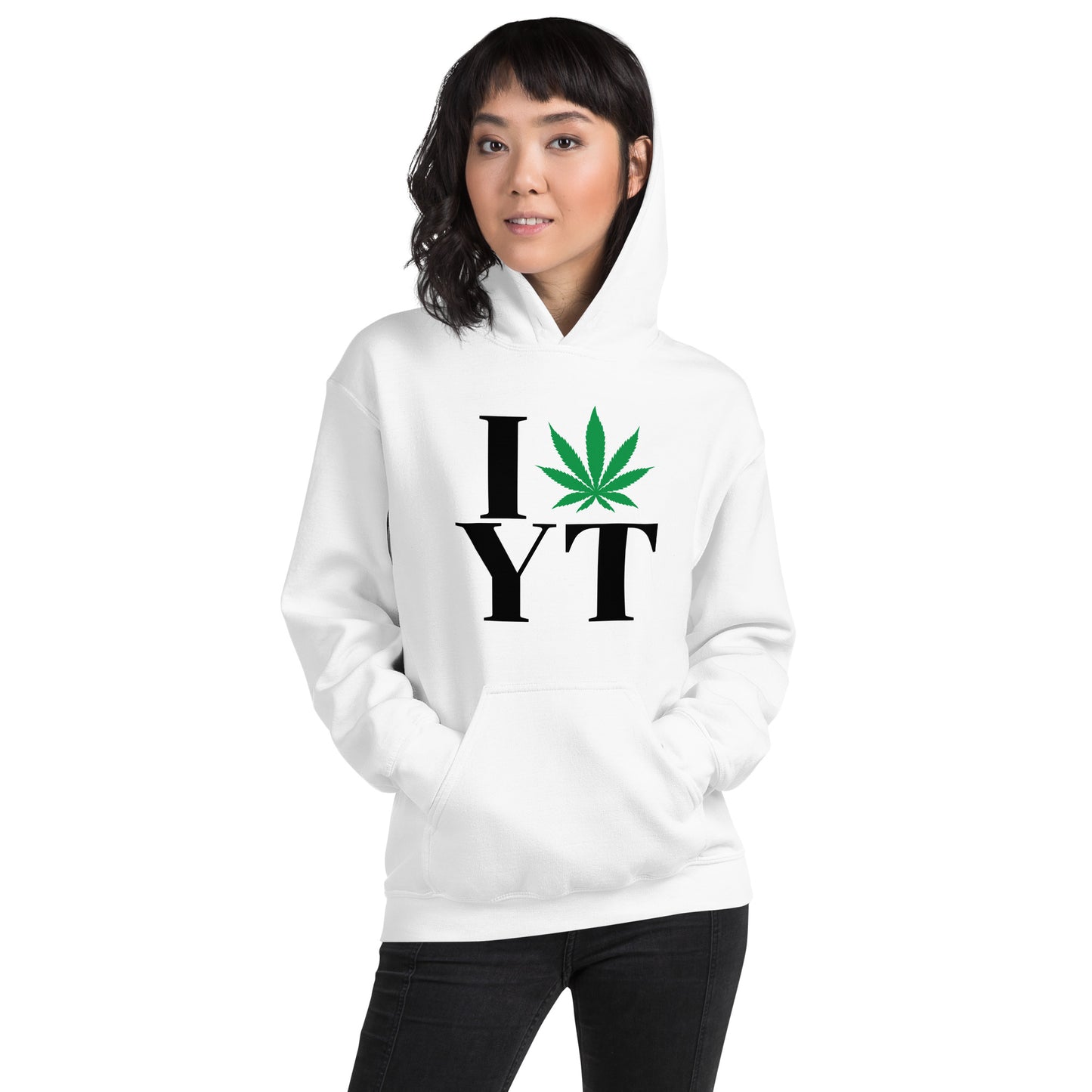 Yukon I Leaf YT Unisex Hoodie Canada Cannabis Marijuana Pot Weed Advocacy