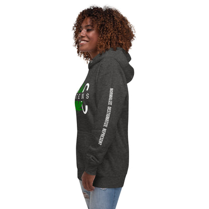 Queens NYC Leaf Print Unisex Hoodie